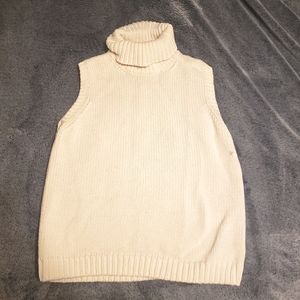 RALPH LAUREN sleeveless turtleneck sweater